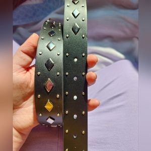 DONATING SEPTEMBER 1ST! Diamond Stud Belt size XL